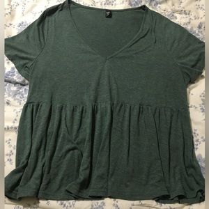 Green SHEIN Baby Doll 2xl Jersey Soft
